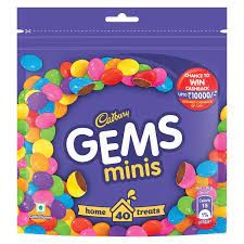 CADBURY GEMS MINIS TOFFEE