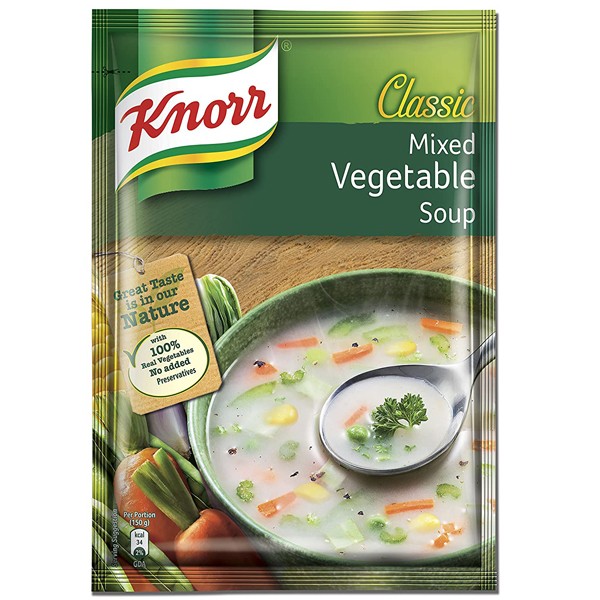 KNORR SOUP MIX VEG  45 GM