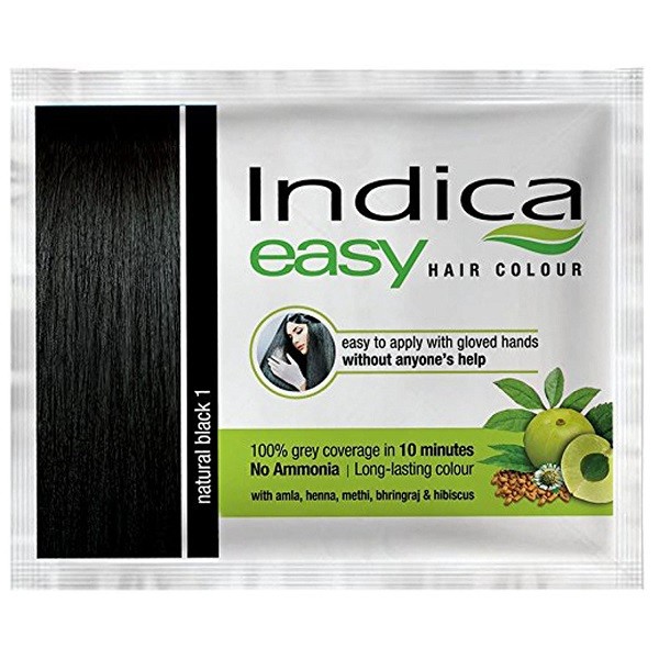 INDICA EASY HAIR COLOUR Black (Hanger)  25 ML