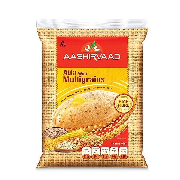 ASHIRWAD WHEAT FLOUR MULTIGRAIN 5 KG