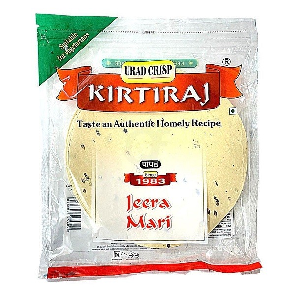 KIRTIRAJ JEERA MARI PAPAD 200 GM