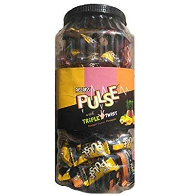 PULSE KACHA AAM CANDY IN JAR (145 CANDY) 600 GM